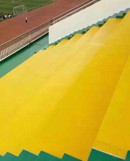 城区球场台阶翻新修补改造